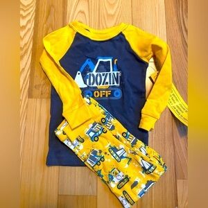 TODDLER construction pajamas 18m